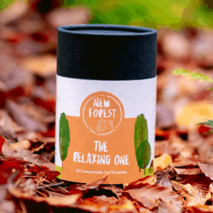 Relaxing Tea - The Relaxing One from New Forest Tea Company Pyramid Tea bags