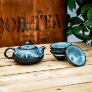 Ceremonial Tea Set - Blue